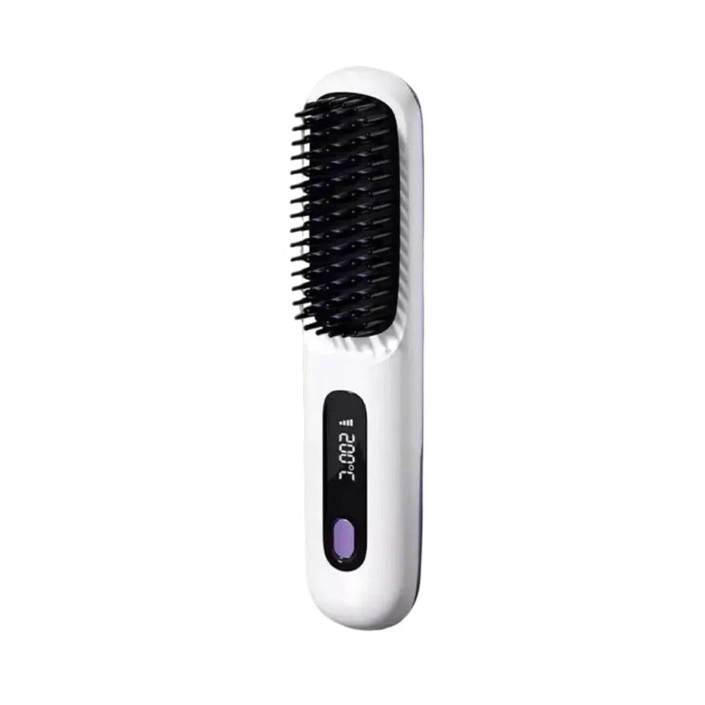Mini Brosse à Lisser Sans Fil